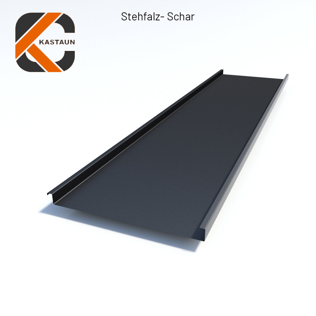 Stehfalz aus Aluminium Prefa
